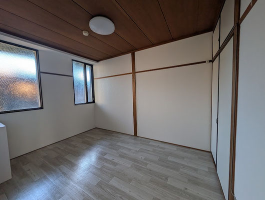 岐阜県岐阜市の賃貸マンションの激安和室を洋室化のリフォーム