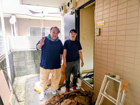 イクメンリフォームによる愛知県名古屋市の賃貸アパートの激安リフォーム中！