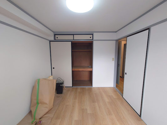 岐阜県関市の賃貸マンションの激安クロスの張替え