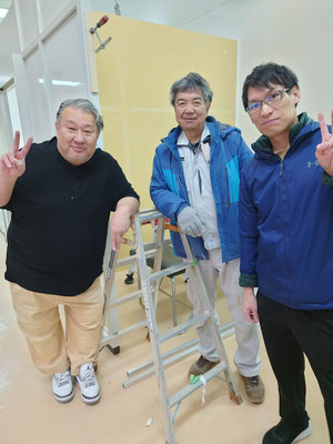 イクメンリフォームによる愛知県一宮市の内科クリニックの新規開業の改装工事中