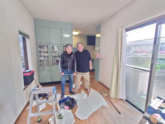 イクメンリフォームによる愛知県名古屋市の住宅の激安内装工事中
