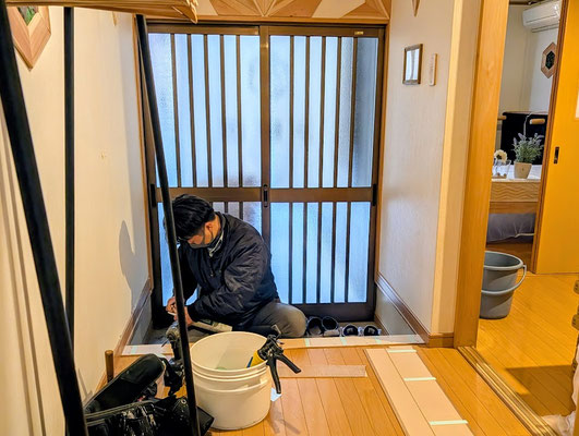 愛知県名古屋市の民泊施設の激安リフォーム