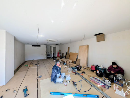 イクメンリフォームによる愛知県名古屋市の放課後等デイサービスの新規開業の店舗改装工事中！