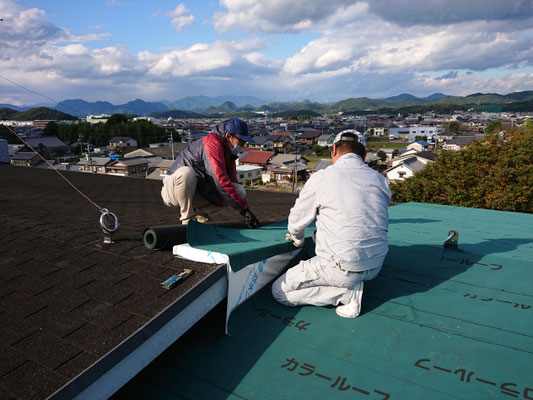 岐阜県各務原市　屋根の雨漏り修理