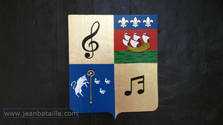 Création du blason d''une famille de musiciens