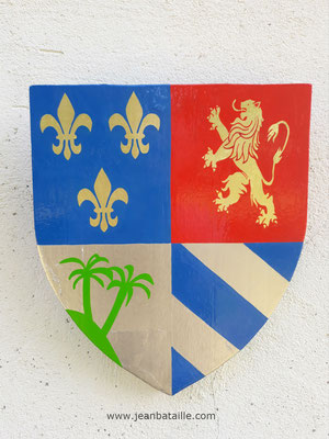 Blason pour un Cubain Montréalais avec or et paladium