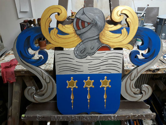 Blason pour une famille de La Rochelle