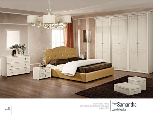 Camera da letto, con Armadio battente con ante serigrafate e letto contenitore € 1399.00