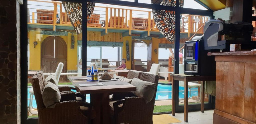 Salle à manger de l'hôtel Tienne del Mar à Paul