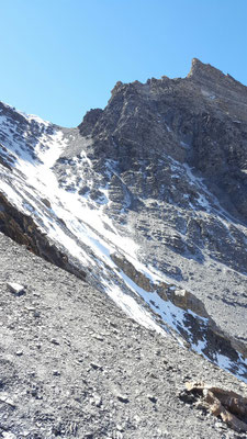 Couloir de descente du Mesokanto 