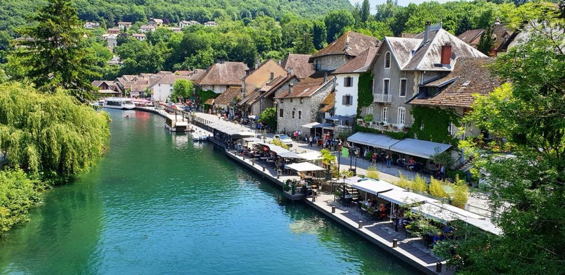 Bord du Rhône à Chazal