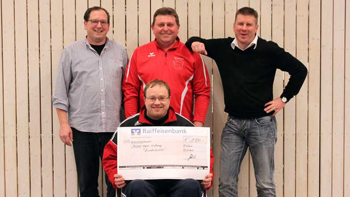 TSV Fischach e.V. Abteilung Fußball. Erlös aus dem Verkauf der Eintrittskarten anlässlich des TOPSTAR-Junior-Cups 2012/2013