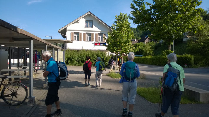 Start und Ziel: Bahnhof Steg im Tösstal