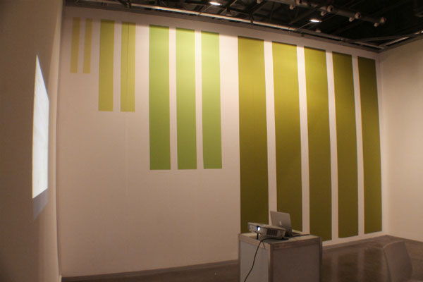 Wood, 2013. Wallpainting. 3 x 5m