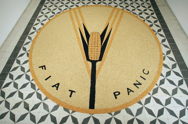 Fiat Panic, 2008. Corn and beans. 5,40 m diameter