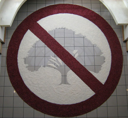 Guanacaste, 2008. Rice and beans. 3m diameter