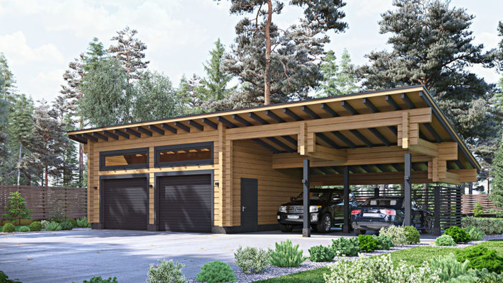 Construction garage plan garage