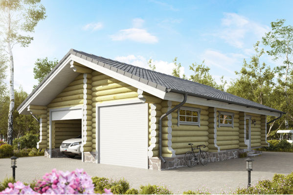 Construction garage plan garage