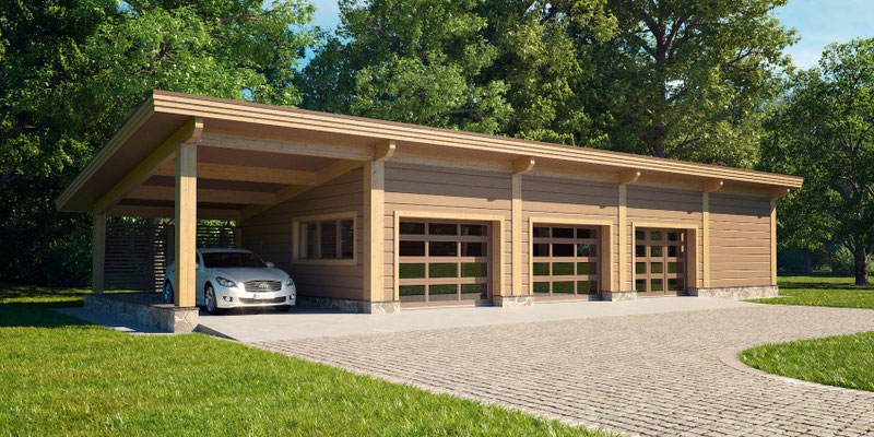 Construction garage plan garage