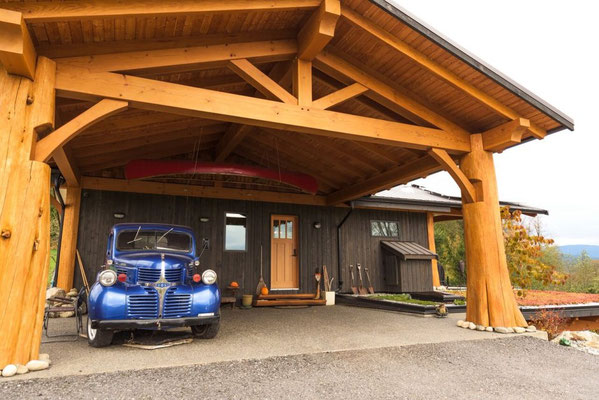 garage bois , kit garage en bois , garage bois en rondin , garage bois en fuste , garage bois madrier grosse section , fabricant garage bois , constructeur garage bois , plan garage bois , garage double , construire garage bois , prix garage bois , garage