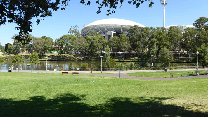 Blick auf Adelaide Oval