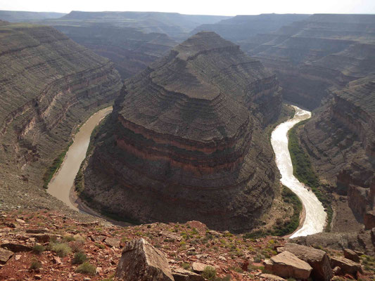 Der San Juan River wird vom Lake Powell gespiesen