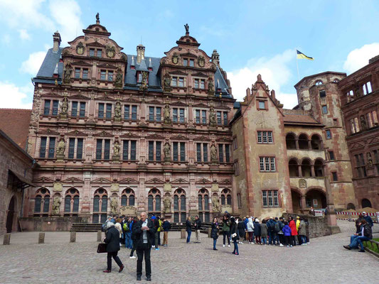 Schlosshof mit Blick auf Friedrichsbau