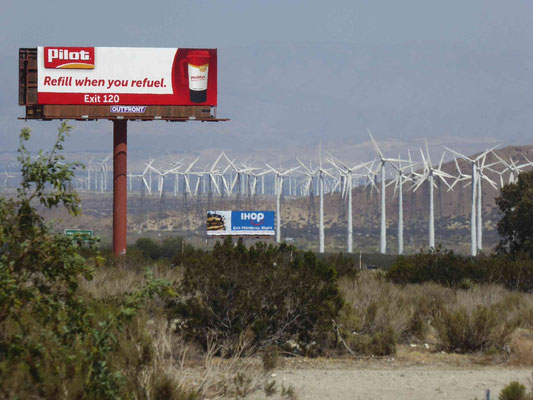 Windpark ausserhalb von Cabazon