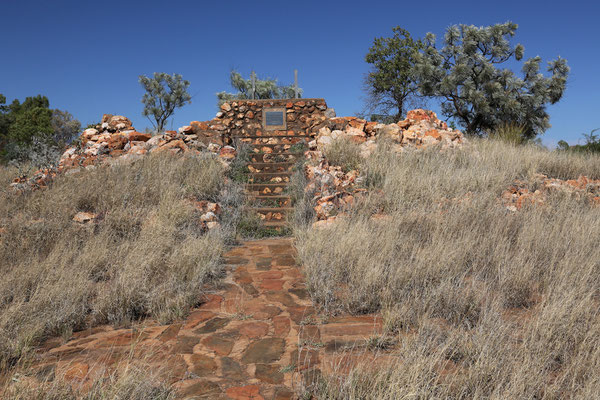 Altes Gemäuer des alten Standortes von Halls Creek