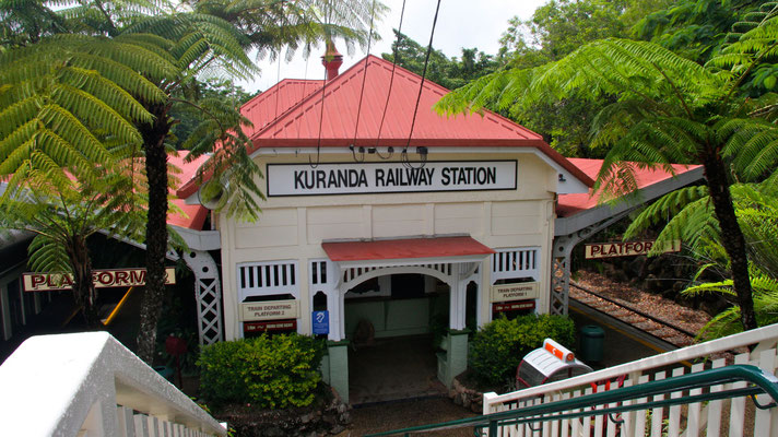 Der Bahnhof von Kuranda 