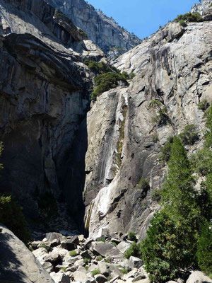 Lower Yosemite Fall (ohne Wasser)