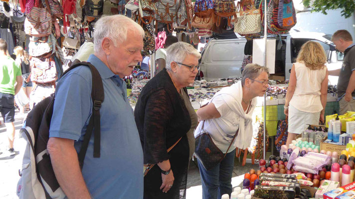 Markt in Cannobio/I