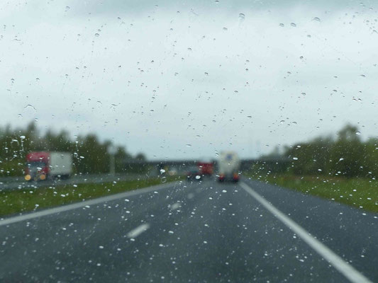 Unser ständiger Begleiter (der Regen)