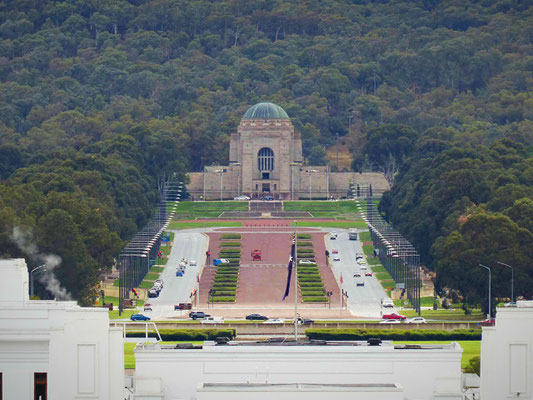 Blick auf Australian War Memorial