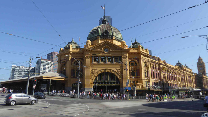 Flinders Street Station (Hauptbahnhof von Melbourne)