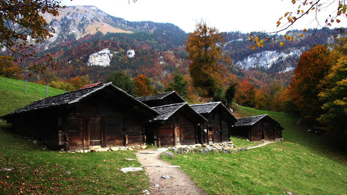 Sennhütten, Richinen/Bellwald/VS, 19. Jh.