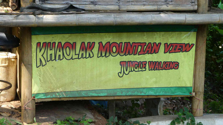 Steiler Aufstieg auf dem Khao Lak Mountain Trail zum View Point