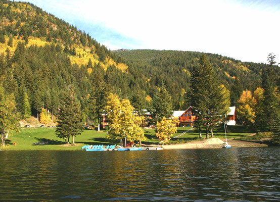 Auf dem Tyaughton Lake