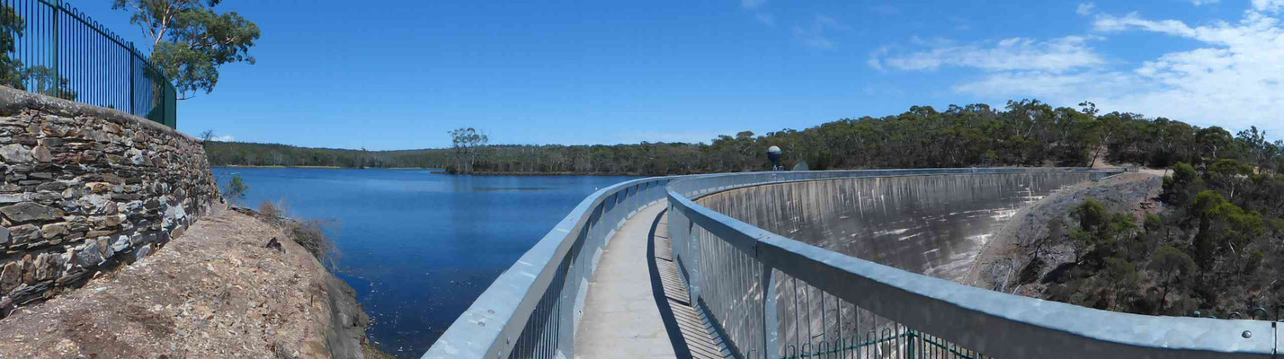 Barossa Stausee mit Whispering Wall