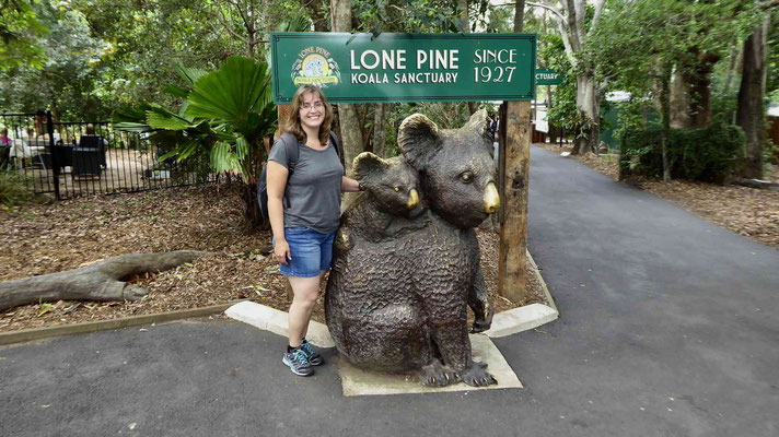 Eingang zum Lone Pine Koala Sanctuary