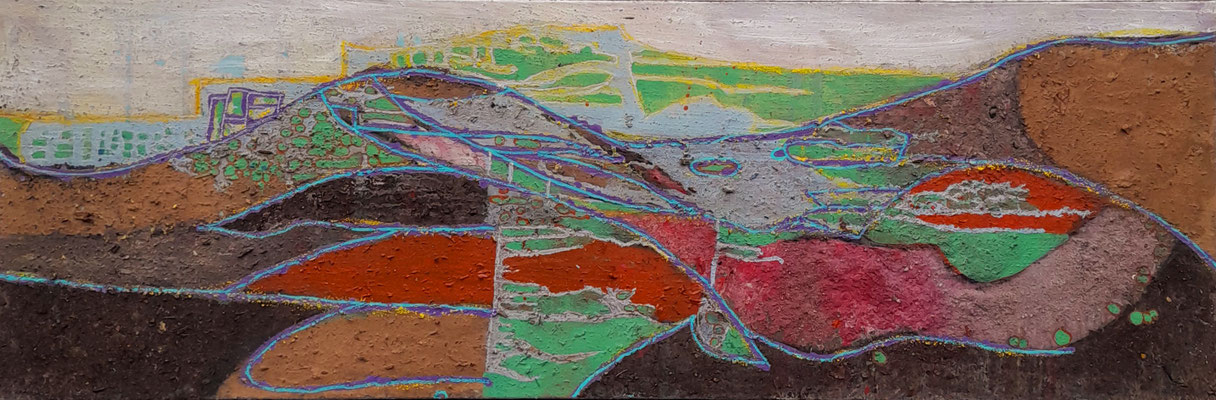 120 x 40 cm; Whispers of Liquid Light