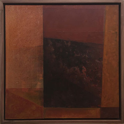 Transferible + pintura acrílica  36x36 cm.