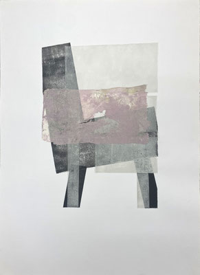 moble_3 . estampació + collage . 33x46 cm.
