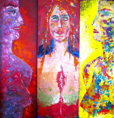 Triptychon nur als Fotoleinwand