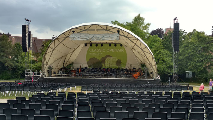 Klassik Open Air, Open Air Bühne, Orchesterkonzert, Bühne mieten, Konzertmuschel, Bühne, 