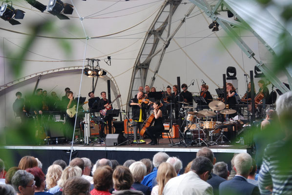 Konzertbühne, Festspiele, Nigel Kennedy, Bühne, Fleesensee