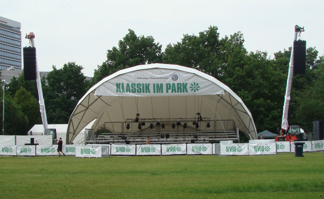 Klassik im Park, Open Air, Bühne mieten