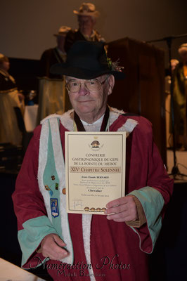 Jean-Claude Bernard - Ordre des Vignerons d'Orléans Cléry