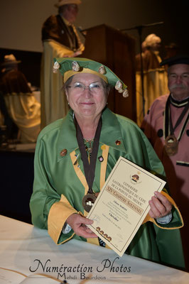 Liliane Martin - Confrérie de' la Cagouille d'Aunis