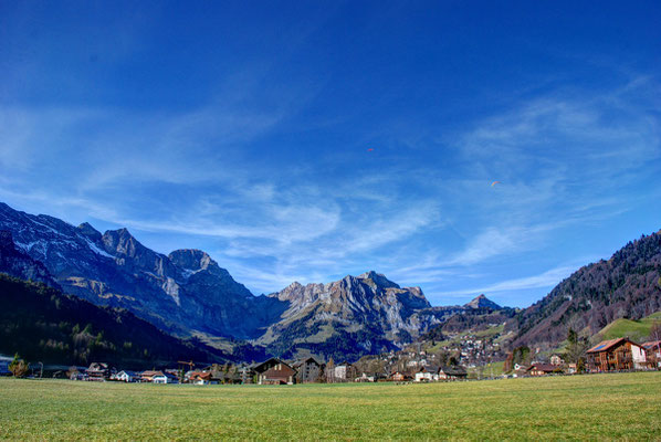 Aussicht aus der Hostatt im Sommer